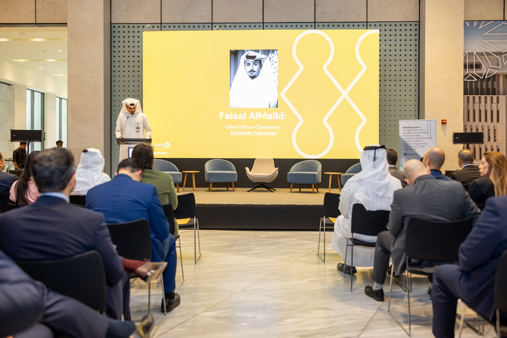 A Msheireb Downtown Doha official addressing at the event.