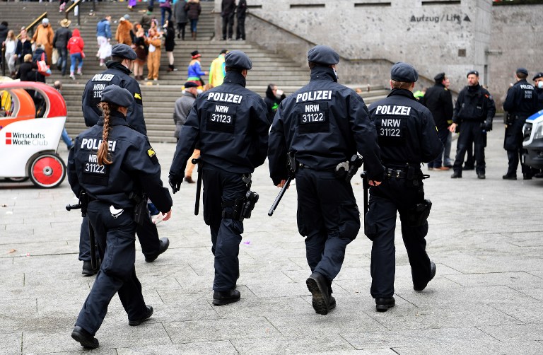 German police in Cologne. File photo / AFP