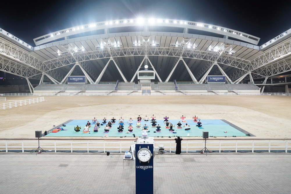 A file photo of the Month Of Wellness Sasthi Yoga programme last year.