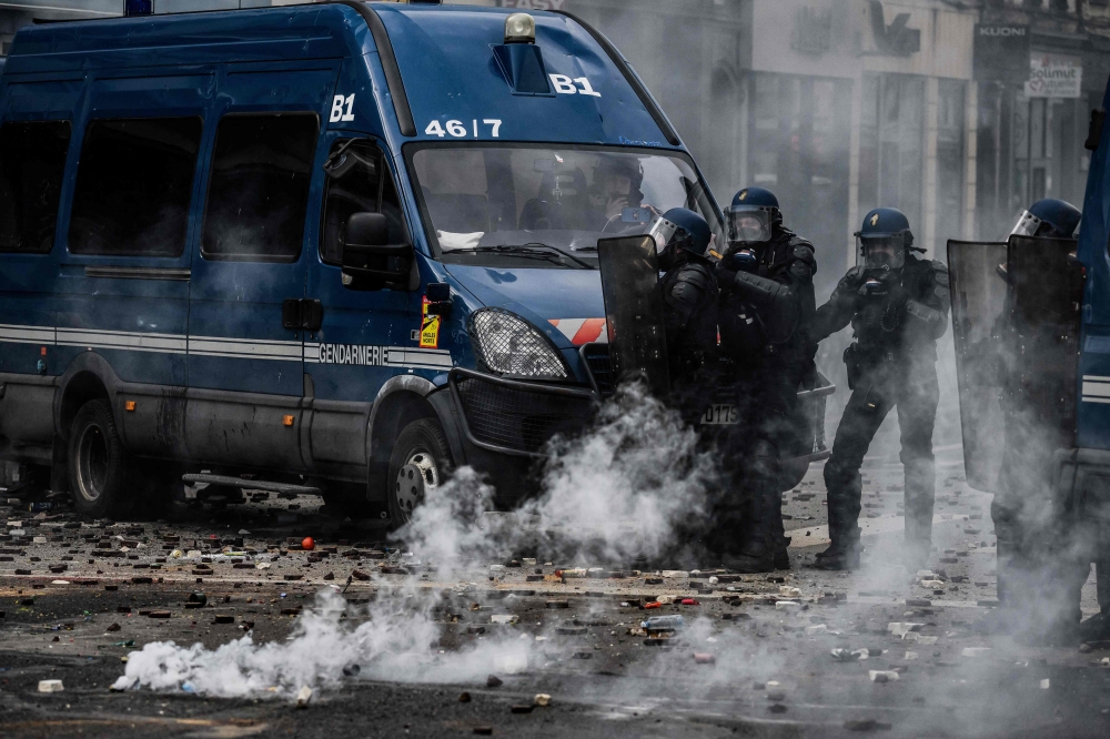 Scattered Protests Continue As Paris Reels From Violence The