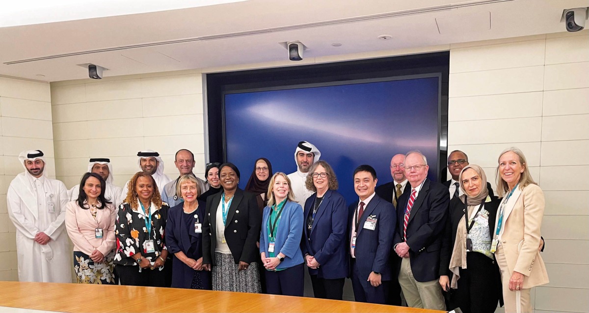 Sidra Medicine leadership and Joint Commission International team.