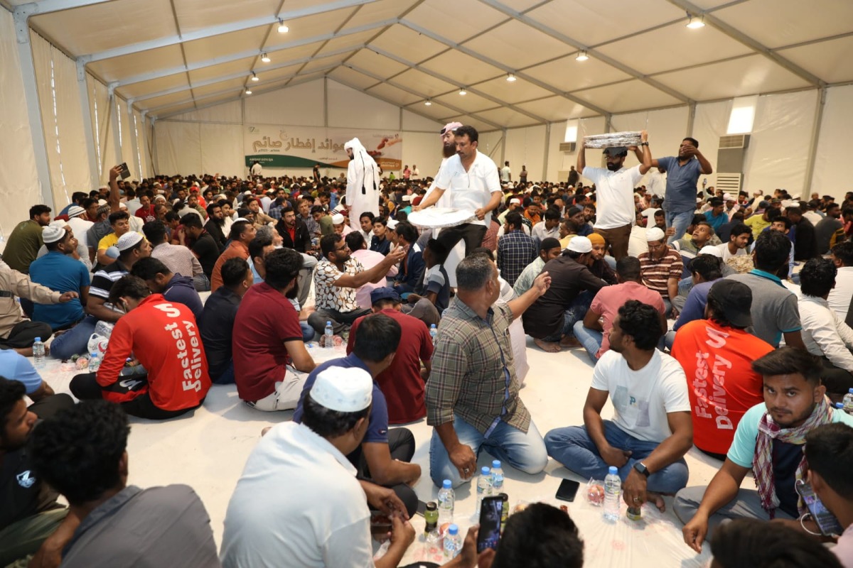 Iftar tent at Thursday and Friday Souq receives over 1,200 people daily