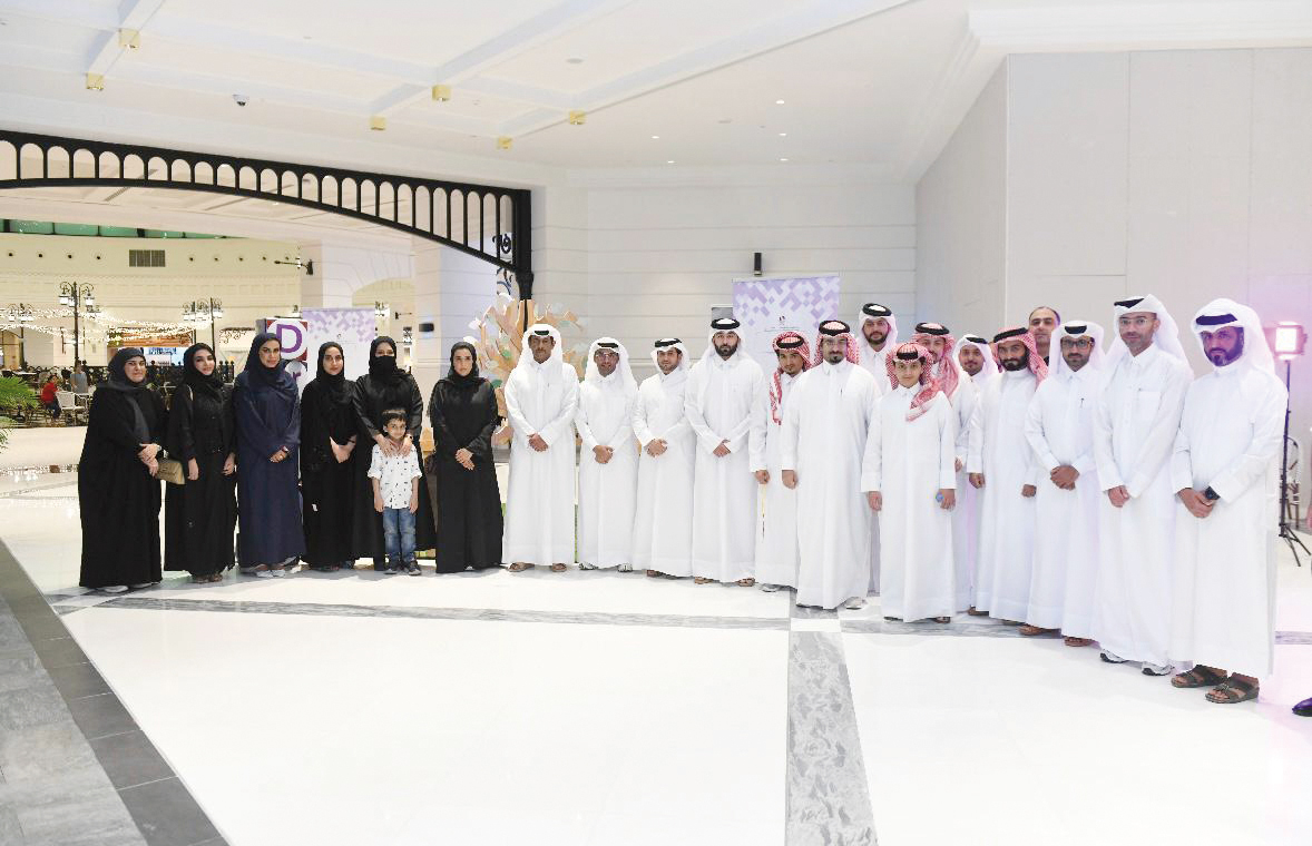 Participants in the event organised by Dreama centre commemorating Arab Orphan Day.