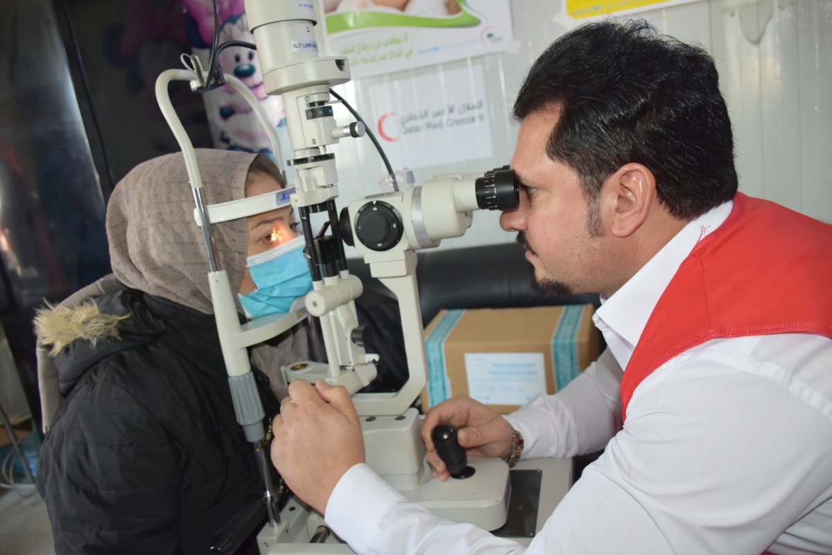 A beneficiary receiving treatment. 