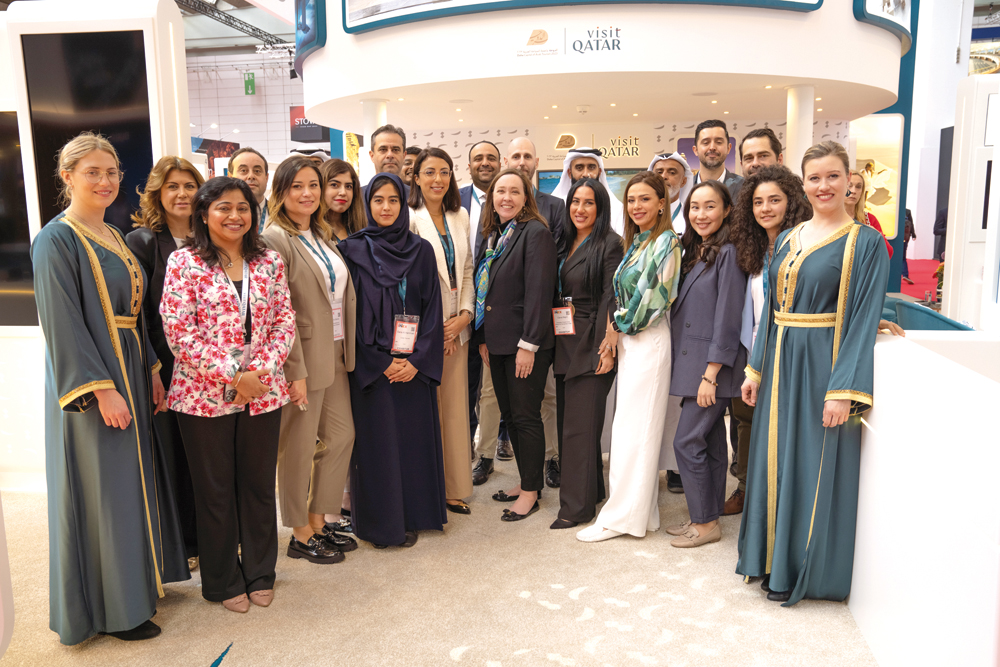 Qatar Tourism-led delegation during the IMEX Frankfurt 2023.