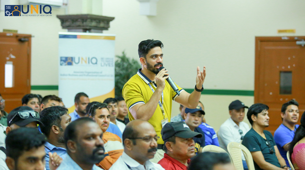 Participants during the training session.