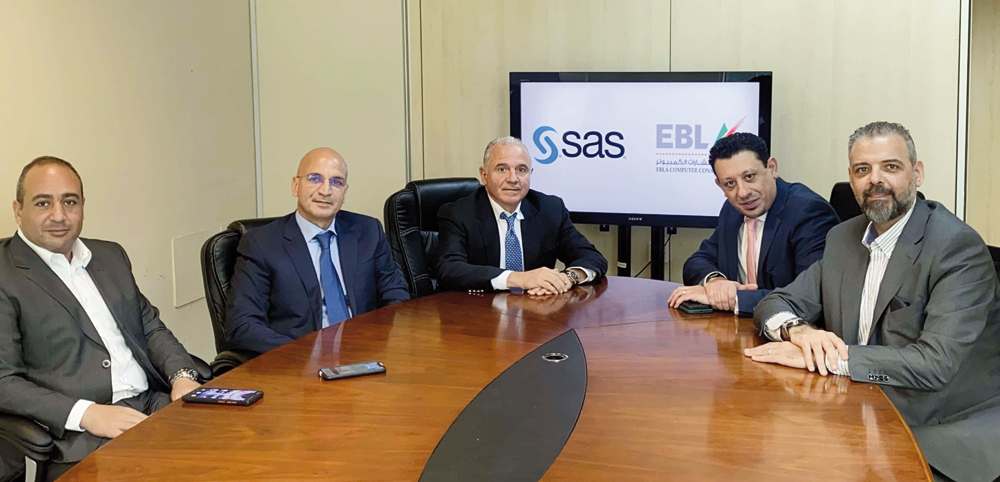 SAS, EBLA officials during the partnership event.