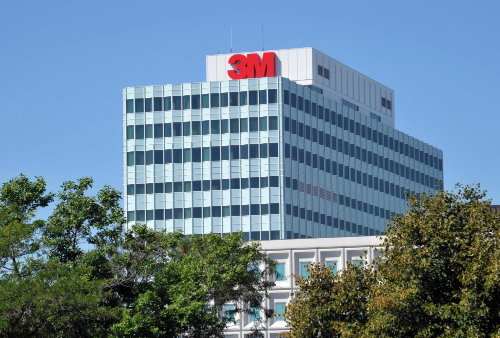 The 3M headquarters in Woodbury, Minnesota, on August 25, 2011. The manufacturing giant said on August 29, 2023, that it had reached a $6 billion settlement over claims by US military veterans that earplugs made by the company were faulty and failed to protect their hearing. (Photo by Karen Bleier / AFP)
