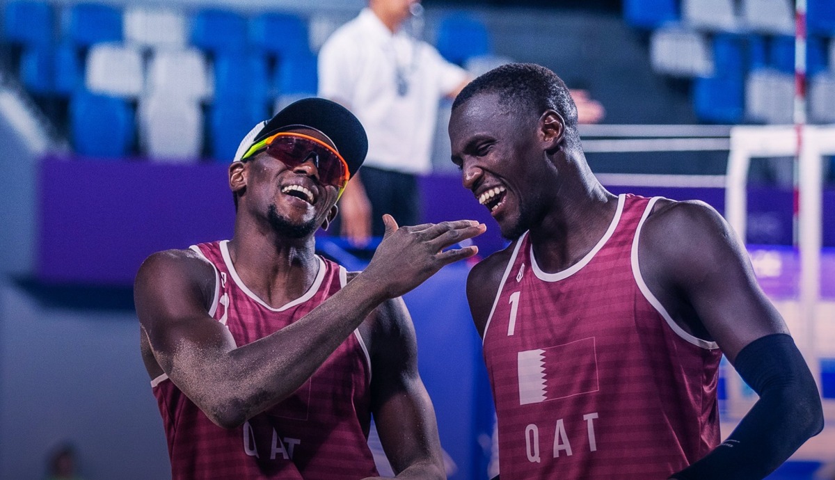 Asian Games Qatar's beach volleyball team qualifies for semifinals