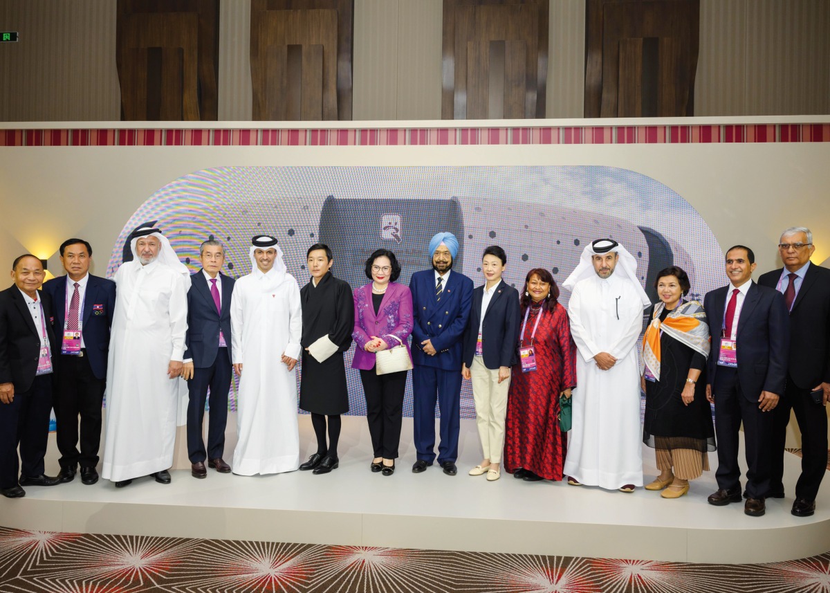 Qatar Olympic Committee hosted a reception which saw the presence of many VIPs, Team Qatar athletes, and officials of Olympic Council of Asia (OCA) and Olympic Movement.