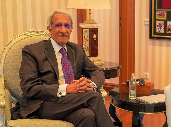 Ambassador of the State of Qatar to Federal Republic of Germany, HE Abdullah bin Mohammed bin Saud Al-Thani.

