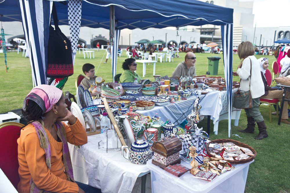 Traders and buyers at previous MIA Bazaar.