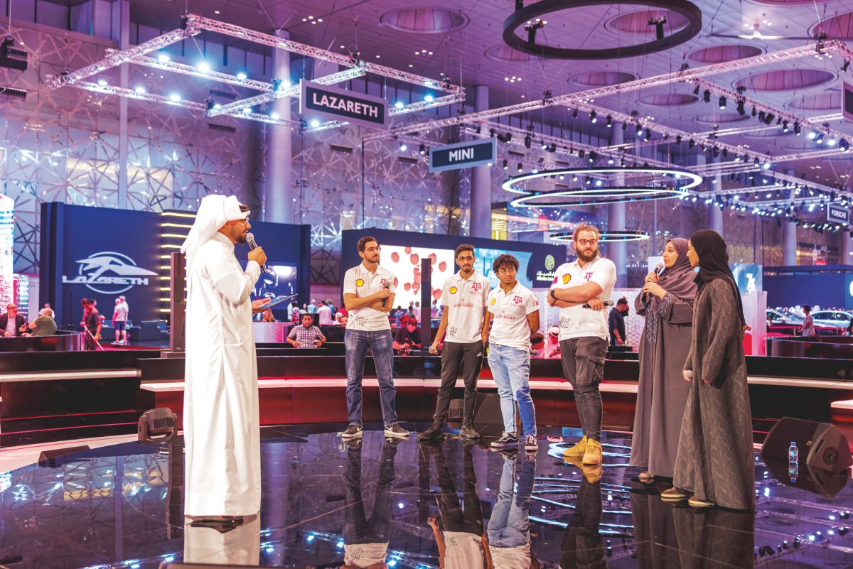 Student teams from Qatar University and Texas A&M University Qatar at GIMS.