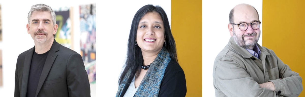 From left: Dr. Sean Robert, Dr. Radha Dalal and Dr. Jochen Sokoly