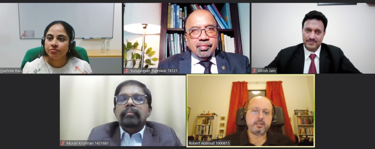 Participants during the ‘Emerging Enterprise Risks with Evolving and Effective Control’ webinar, recently.