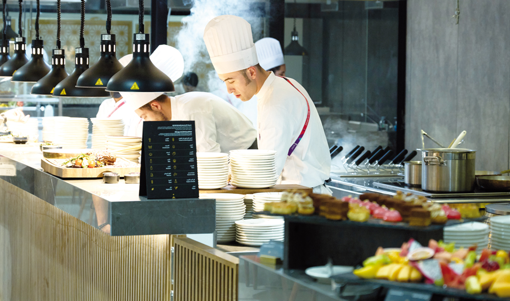 MATCH Hospitality chefs at work during an event.