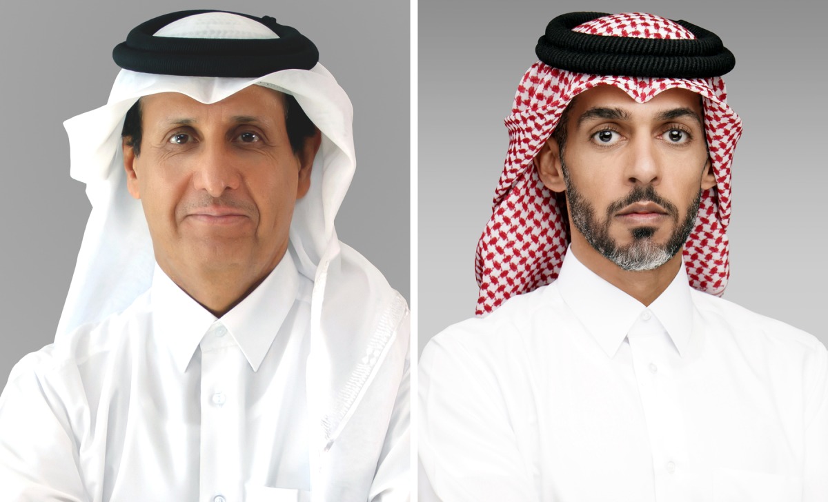 From left: QIC Group Chairman Sheikh Hamad bin Faisal bin Thani Jasim Al Thani, and QIC Group Chief Executive Officer Salem Khalaf Al Mannai