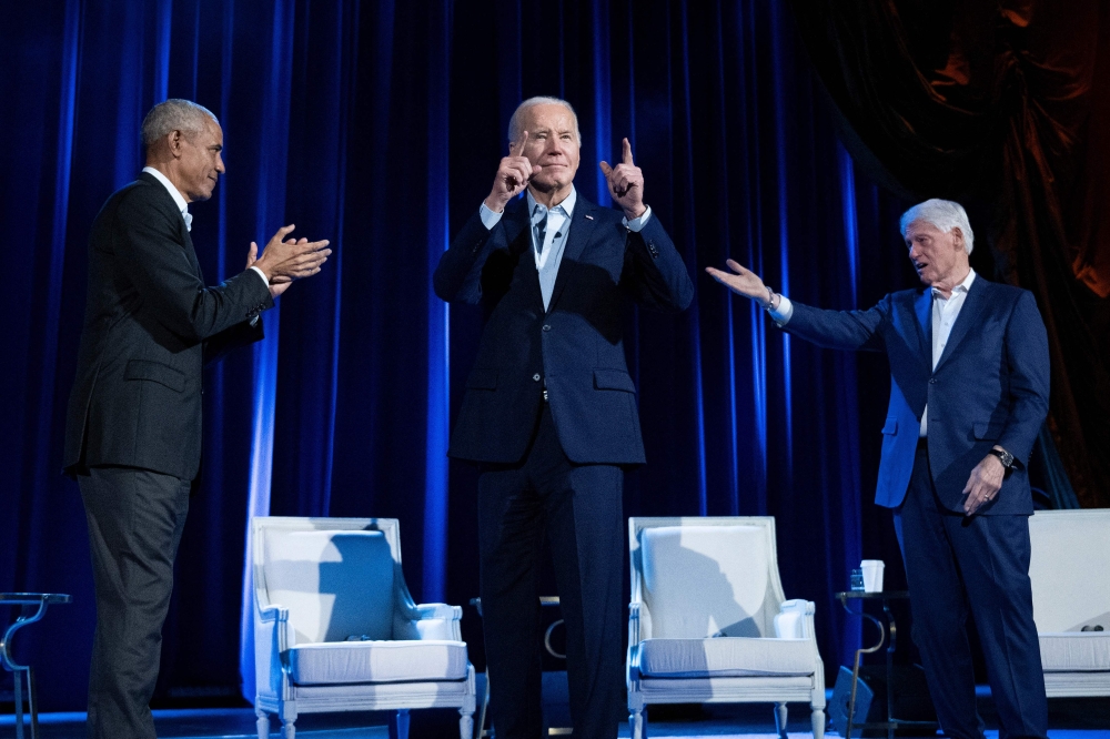 Obama, Clinton, big-name entertainers help Biden raise a record $26 million for his reelection