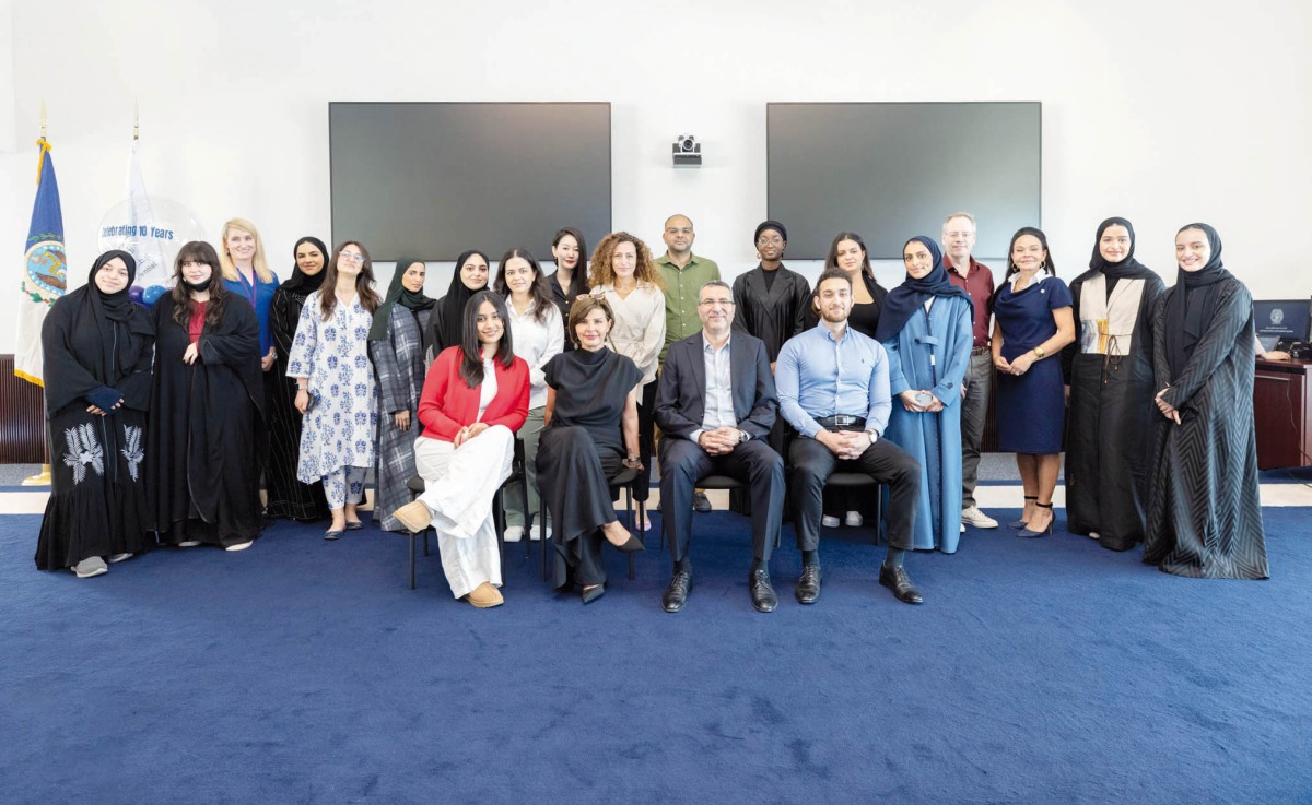 Officials from both institutions during the anniversary celebration.