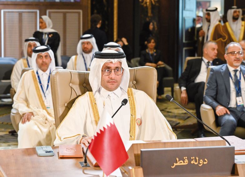 Deputy Undersecretary for Economic Affairs, Dr Saud bin Abdulla Al Attiyah attending the meeting.