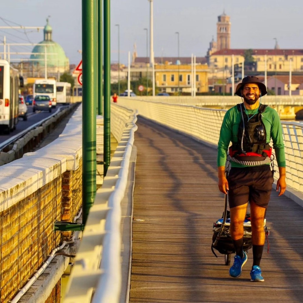 French pilgrim treks through 13 countries to perform Umrah