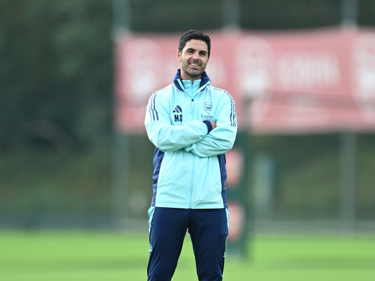 Arsenal manager Mikel Arteta. Pic: Arsenal / X