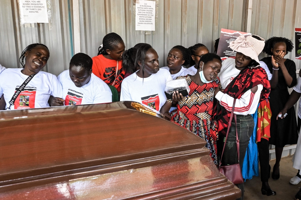 Uganda holds funeral for murdered Olympian Cheptegei