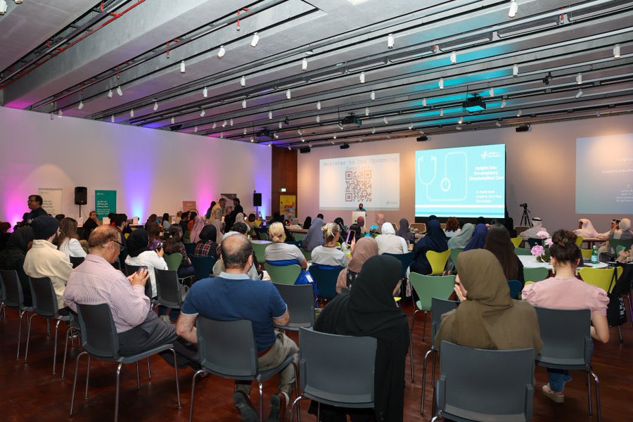 Photo of a Science Cafe series conducted in June. Picture: AliMAlkuwari / X