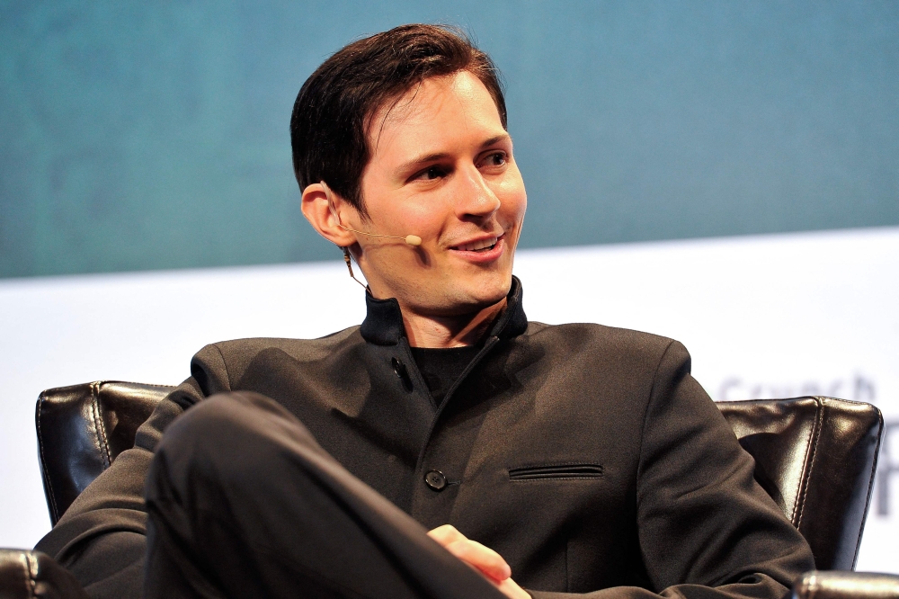 Pavel Durov, CEO and co-founder of Telegram speaks onstage during day one of TechCrunch Disrupt SF 2015 at Pier 70 in San Francisco, California on September 21, 2015. (Photo by Steve Jennings / GETTY IMAGES NORTH AMERICA / AFP

