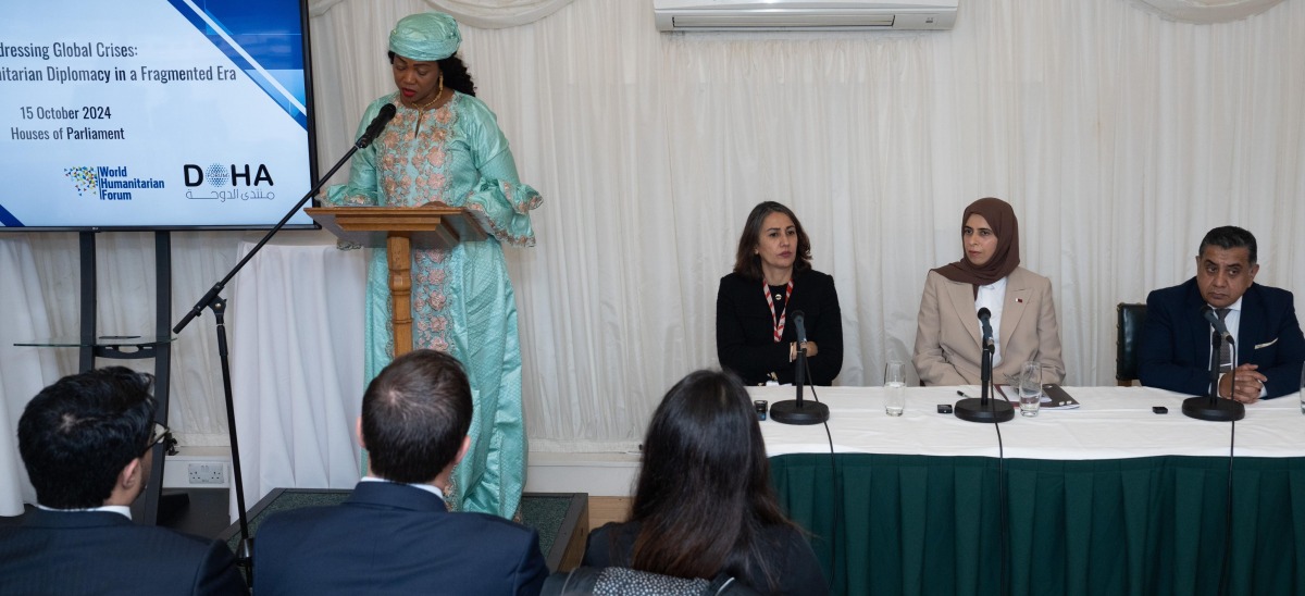 Qatar participates in World Humanitarian Forum in London