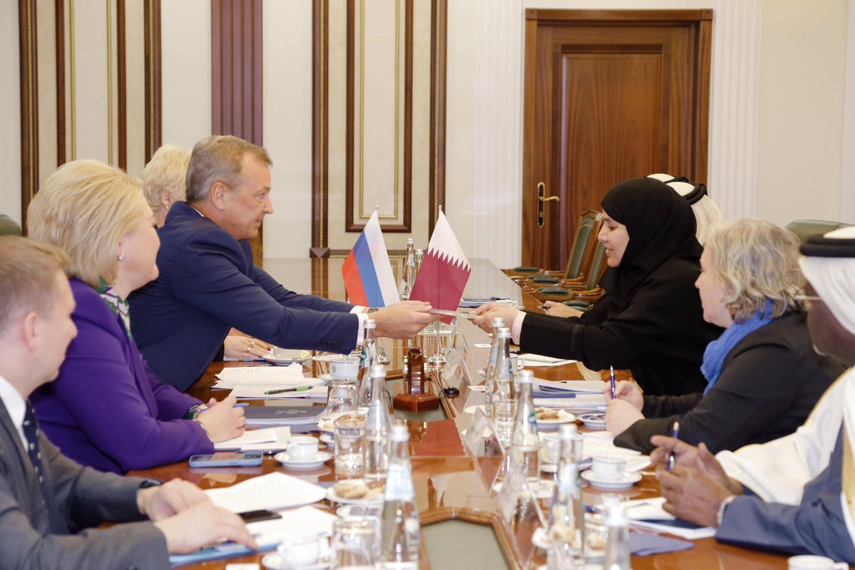 Shura Deputy Speaker holds bilateral meeting on sidelines of Woman of the Third Millennium Forum in Moscow