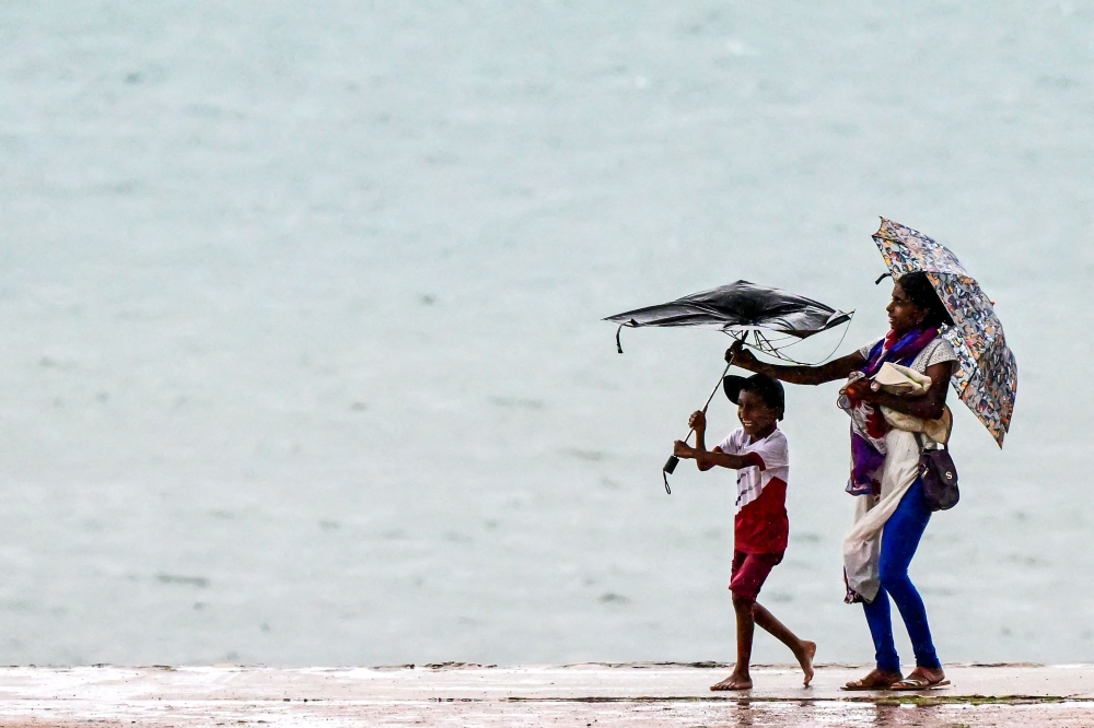 Four children drowned in Sri Lanka as storm heads to India