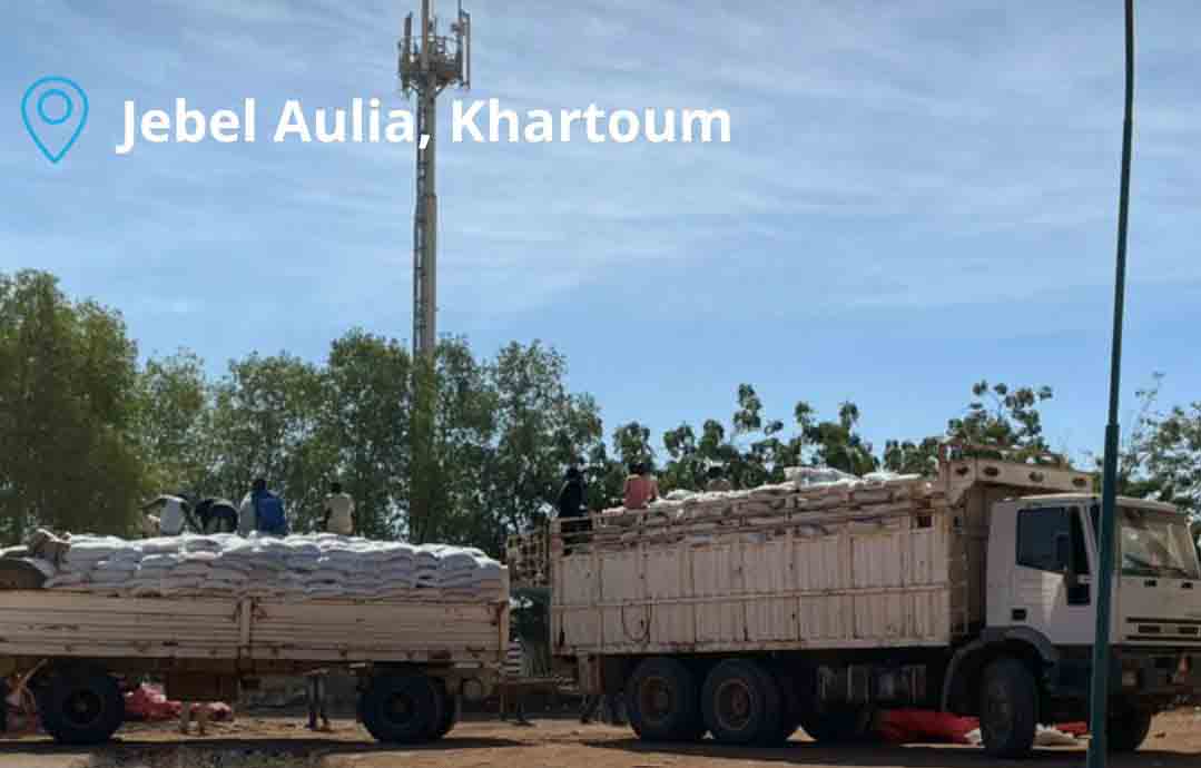 First war-time aid convoy reaches besieged south Khartoum