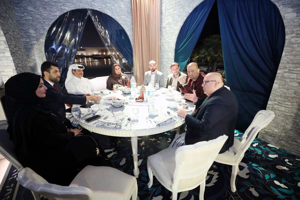 Officials during Hope Ghabqa organised by Qatar Cancer Society. 