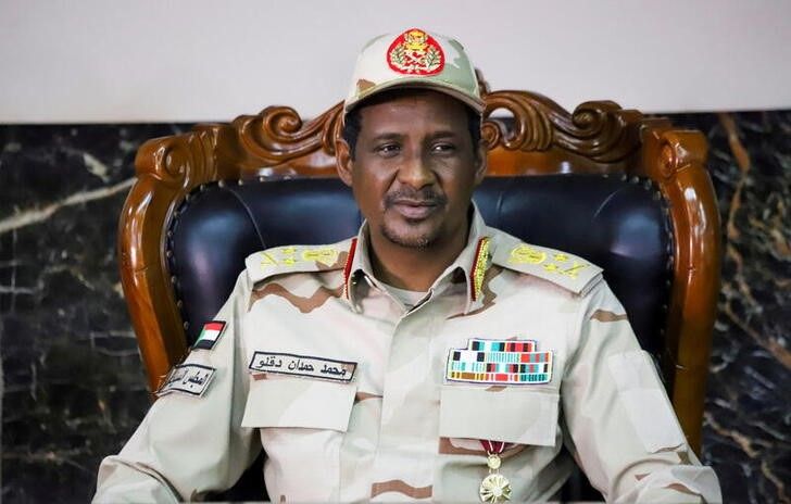 General Mohamed Hamdan Dagalo, Deputy Head of the Sudan Transitional Military Council, attends the signing ceremony of the agreement on peace and ceasefire in Juba, South Sudan October 21, 2019. File Photo / Reuters