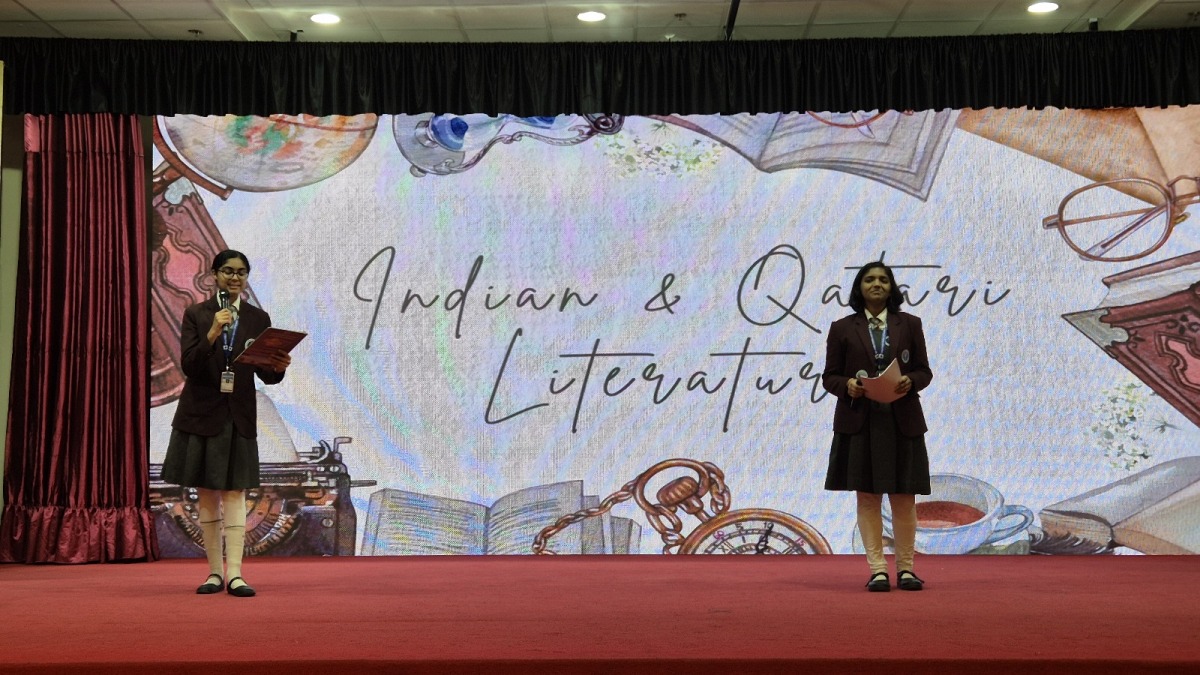 Students during the English Day celebrations.