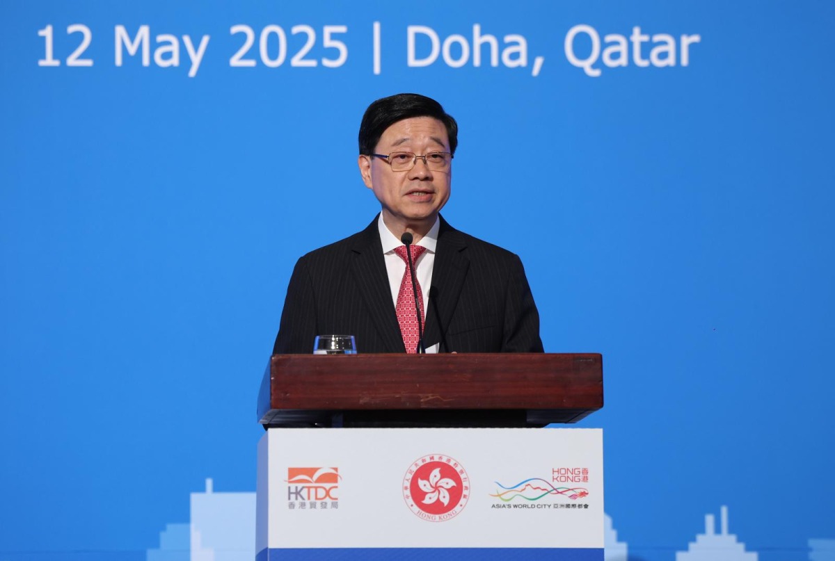 Chief Executive of the Hong Kong Special Administrative Region (HKSAR), H E John Lee. Picture: Salim Matramkot / The Peninsula