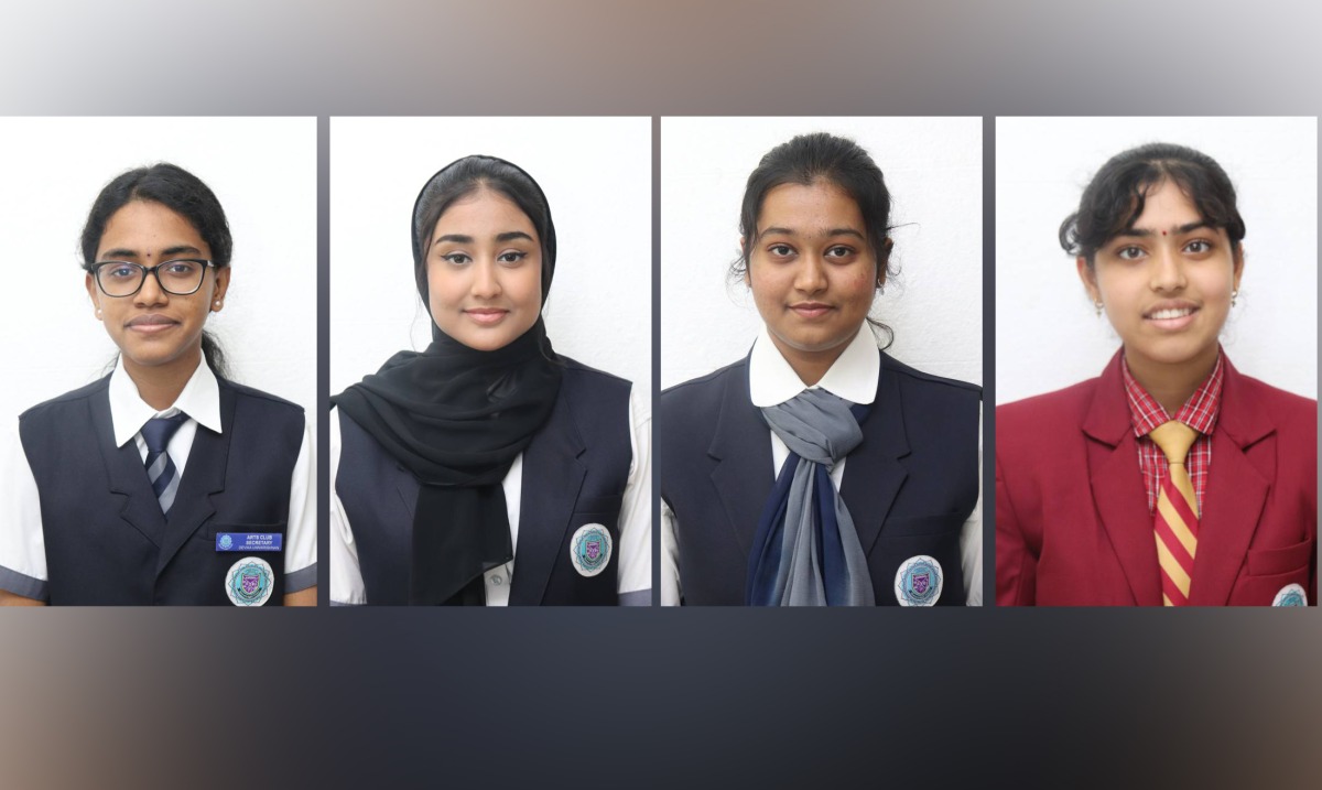 From left: Devika Unnikrishnan, Fathima Shahdiya Majeed, Supraja Meenakshi Sundaram, Pratheeksha Pradeepan.