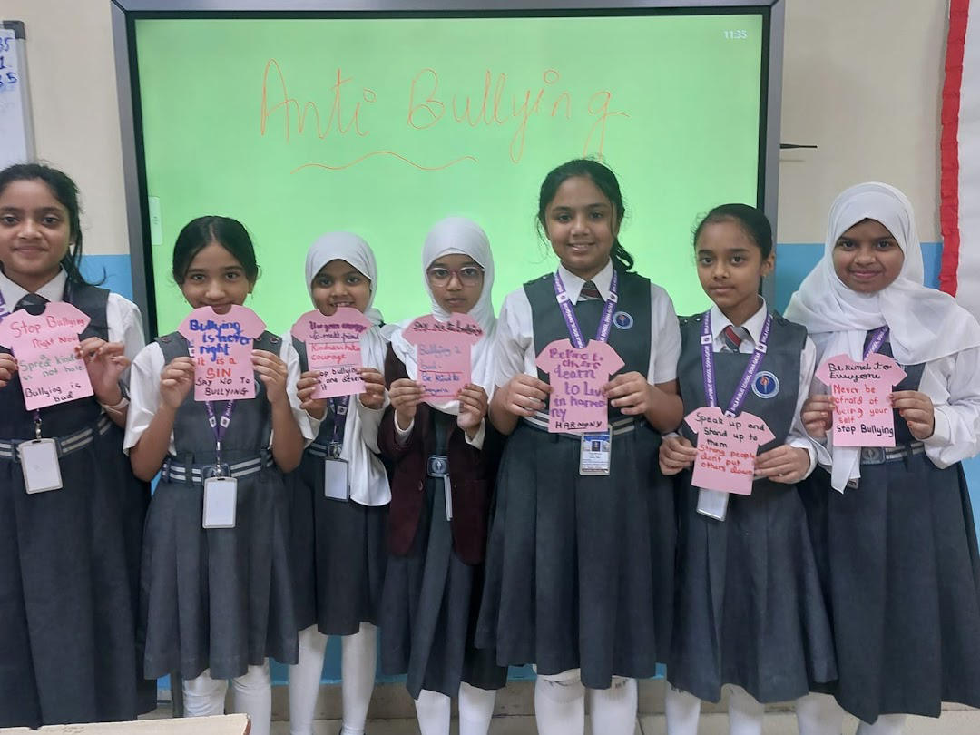 Students during Anti-Bullying Awareness Campaign.