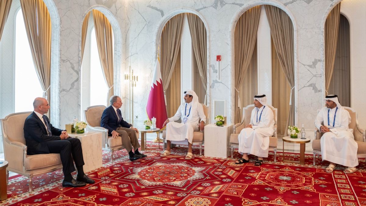 Amir meets founder of Bloomberg Media Group