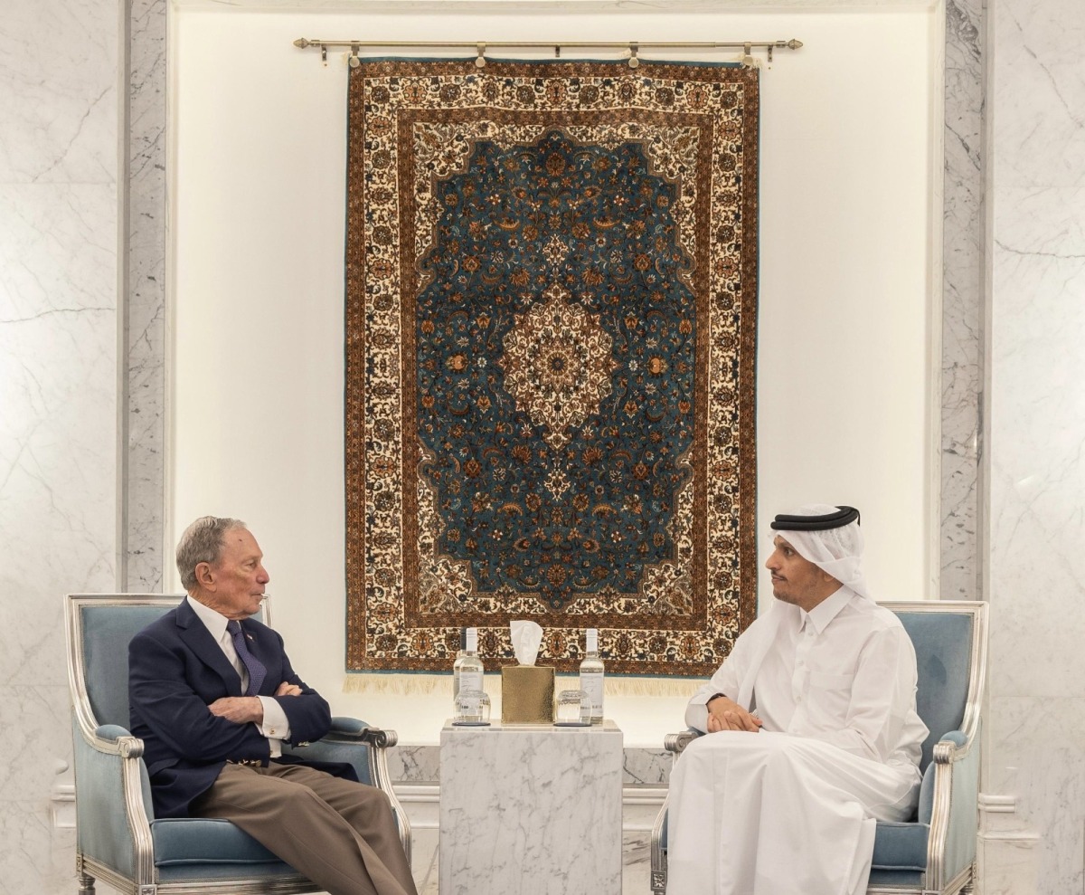 Prime Minister meets founder of Bloomberg Media Group