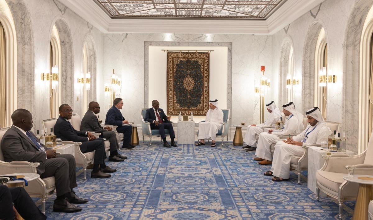 President of Republic of Benin meets Prime Minister