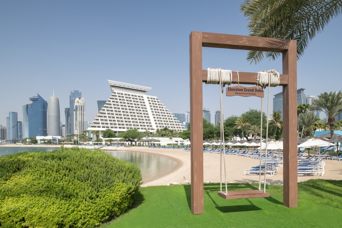A view of the Sheraton Grand Doha.