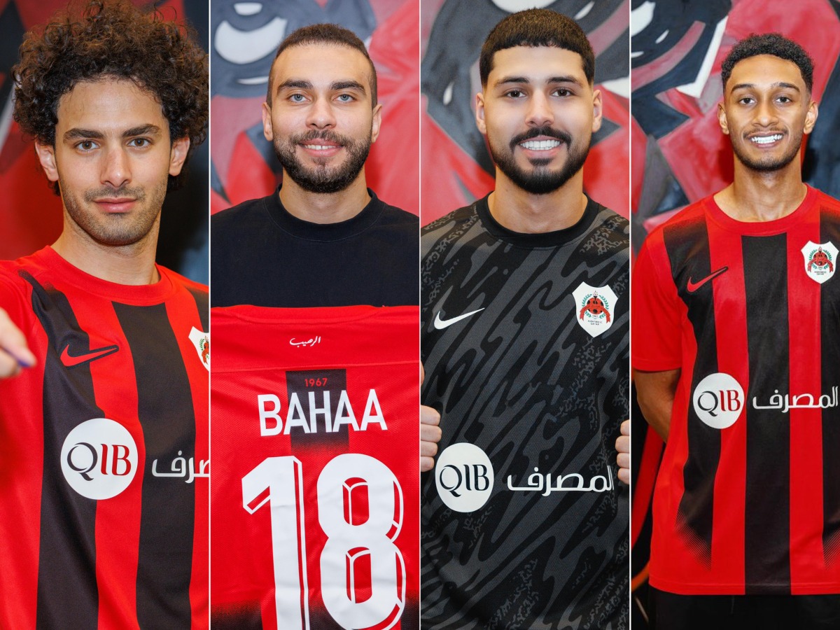 From left: Ahmed Alaaeldin, Bahaa Ellethy, Mahmud Abunada and Abdullah Yousef