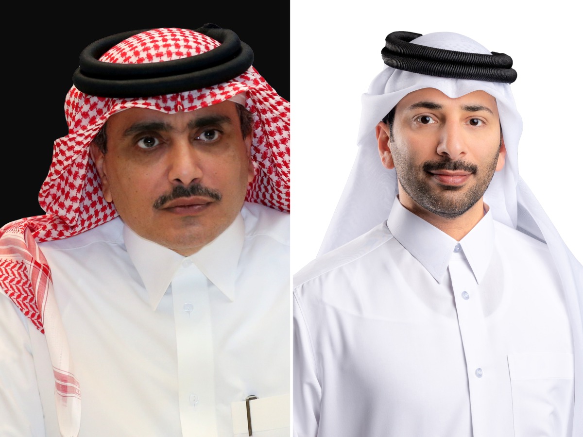 Sheikh Saoud bin Khalid bin Hamad Al-Thani (left) and Fahad Al-Suwaidi.
