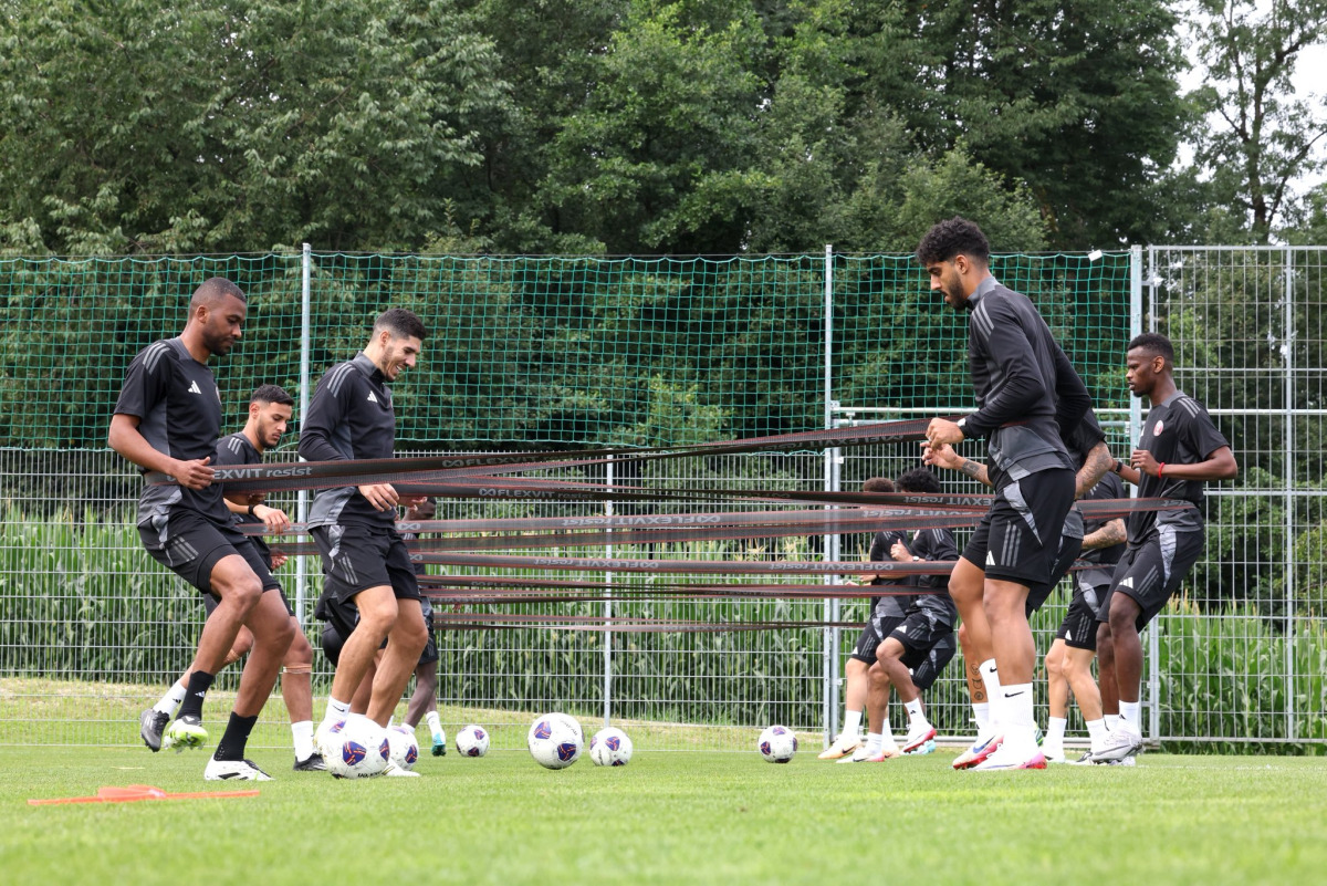 A file photo of Qatar’s training session during their summer camp in Austria. 