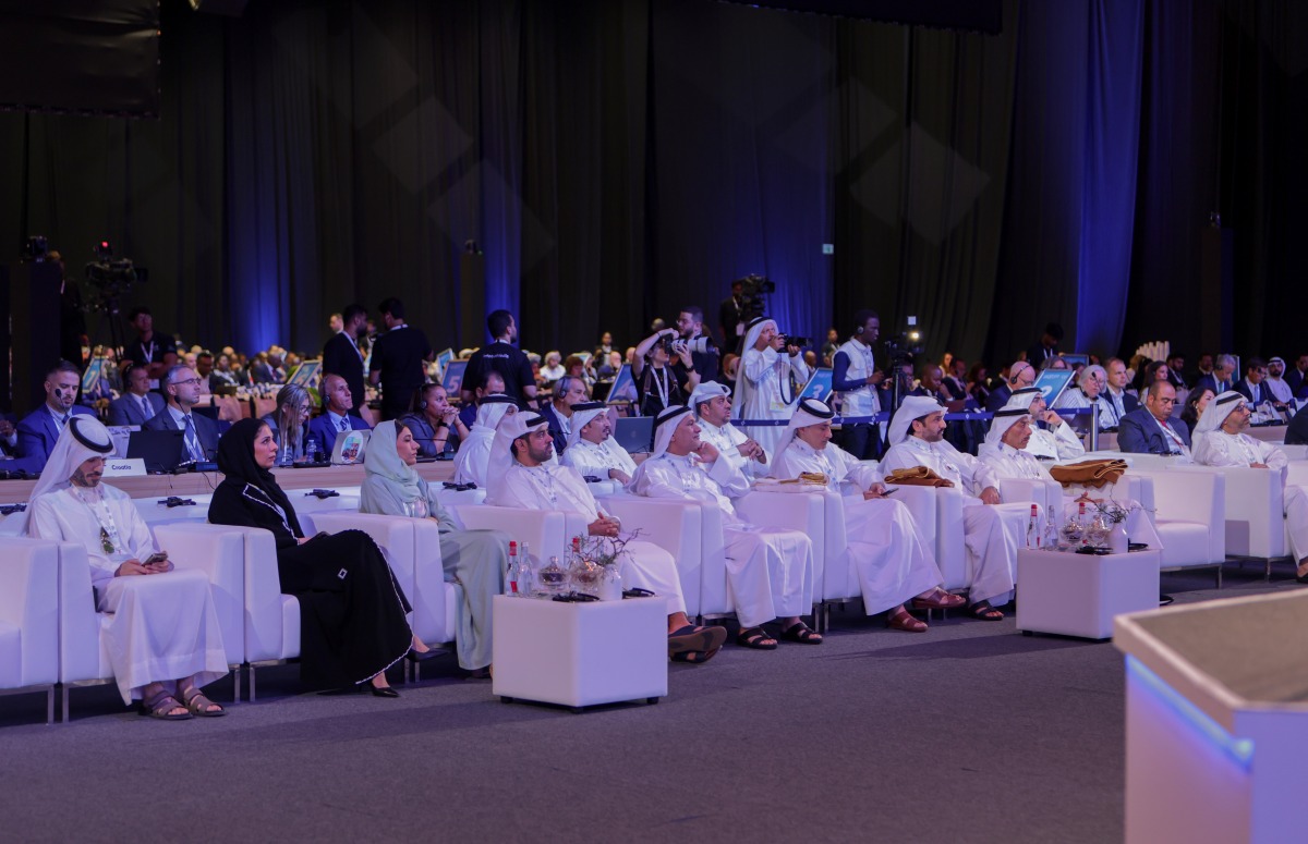 Delegates during the 28th Universal Postal Congress, being held in Dubai, United Arab Emirates.