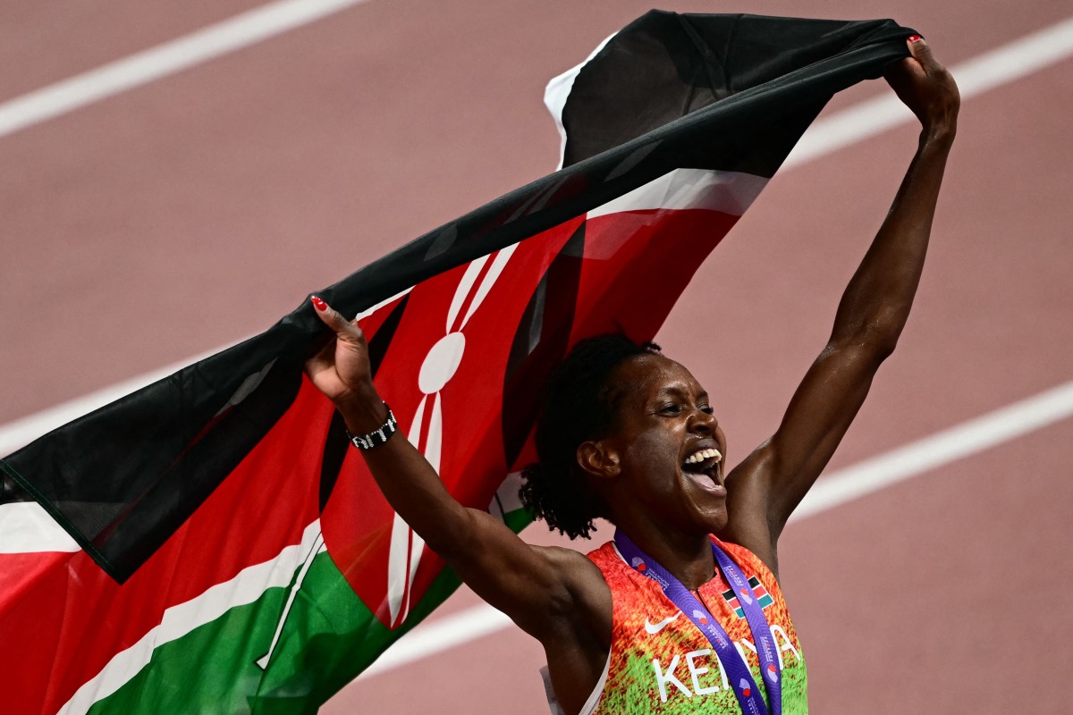 Kenya's Kipyegon wins unprecedented fourth women's world 1,500m title