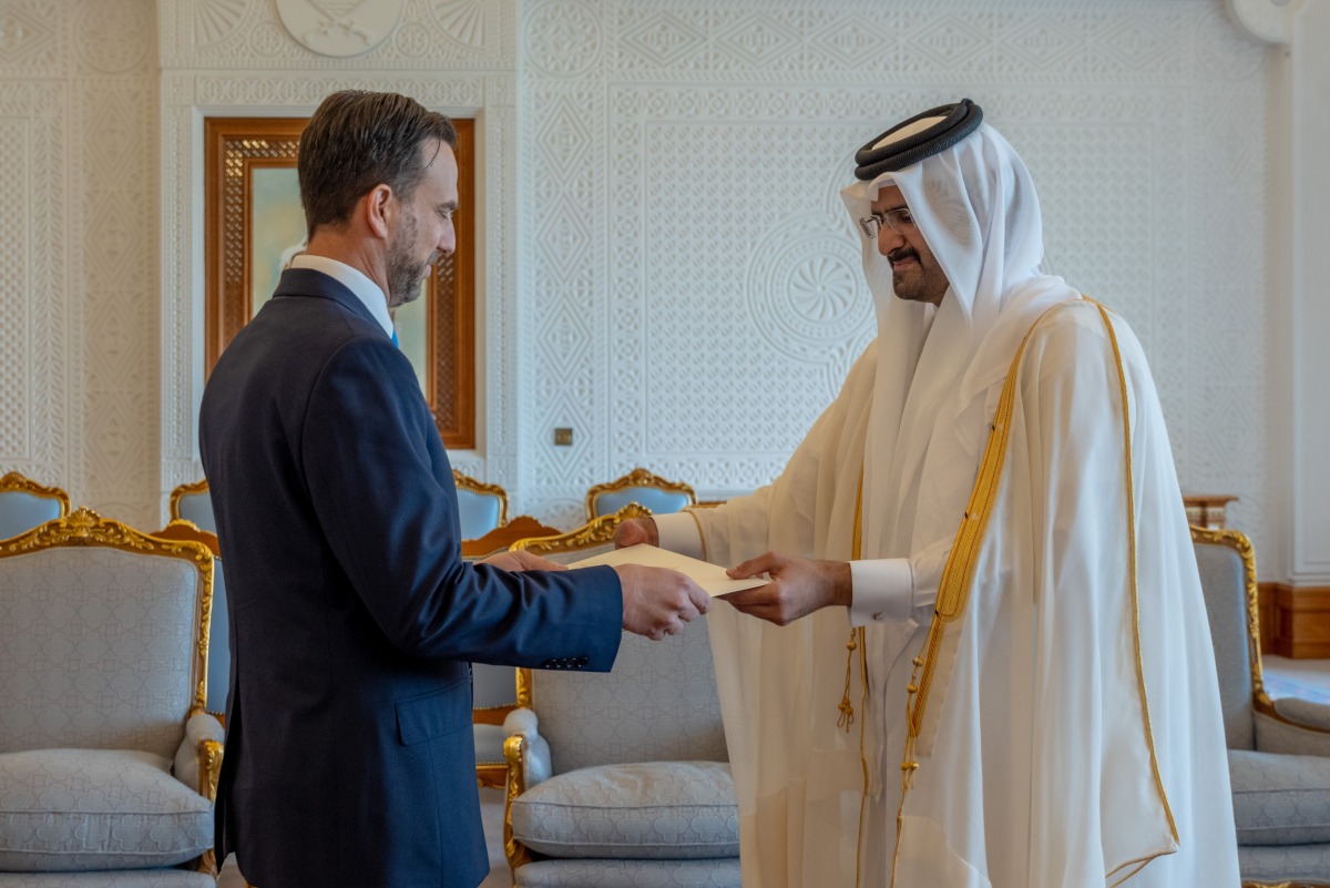 Deputy Amir receives credentials of seven new Envoys