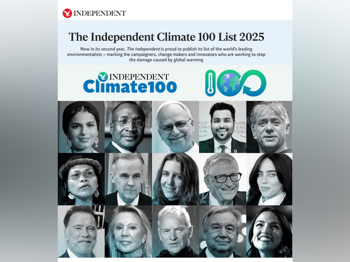 Qatar-based environmentalist named in global climate leaders’ list